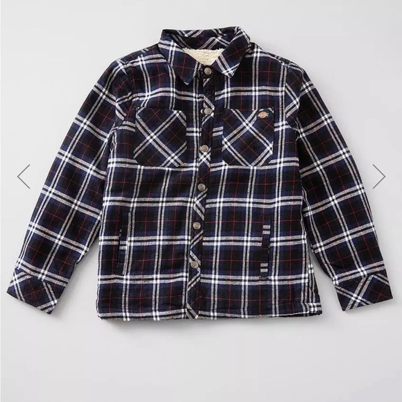 Dickies Plaid Shacket - Youth Medium - Picture 1 of 5